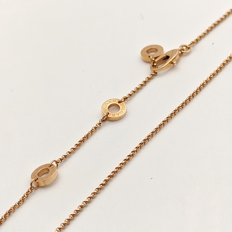 BVLGARI B.ZERO1小蠻腰項鏈滿鑽18K玫瑰金/鑽石-3