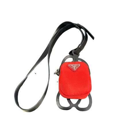 Used PRADA Pouch Red