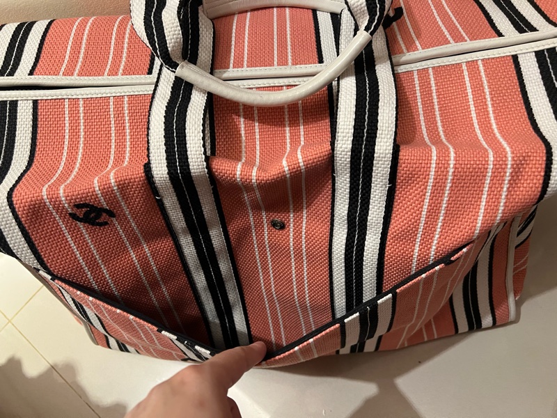 Chanel 布沙灘包/購物包/旅行袋/媽媽包-2