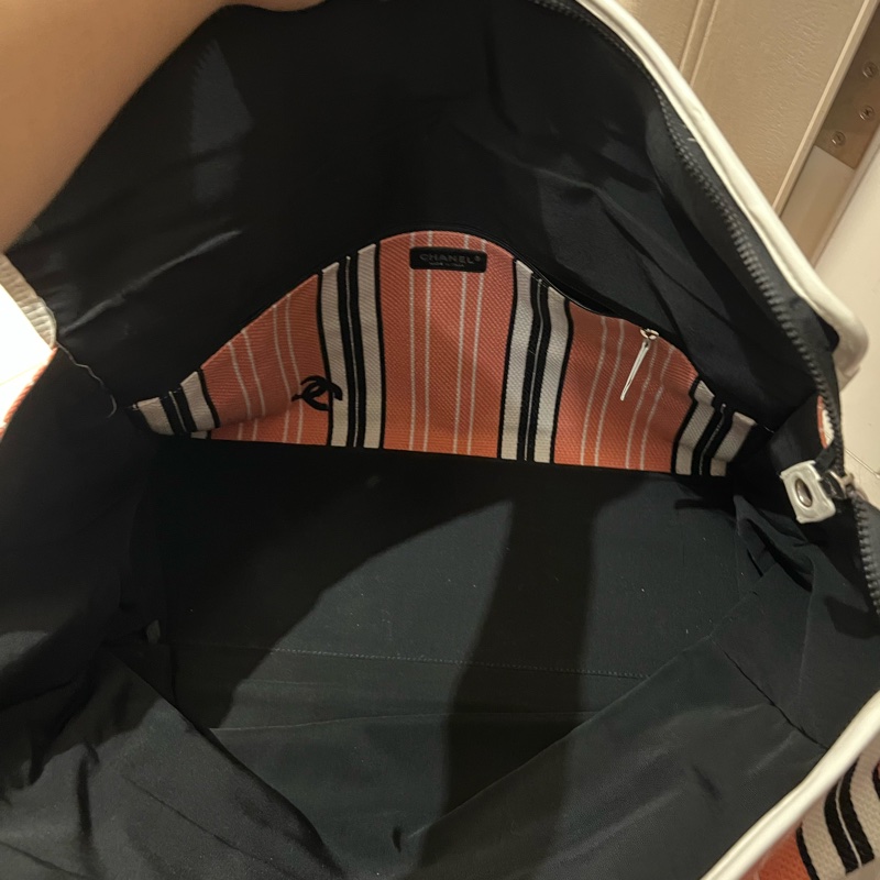 Chanel 布沙灘包/購物包/旅行袋/媽媽包-6