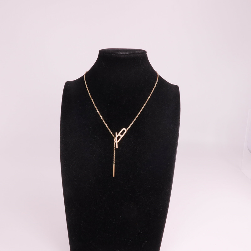 HERMES 18K玫瑰金Chaine d'ancre Necklace鑽石項鍊-9