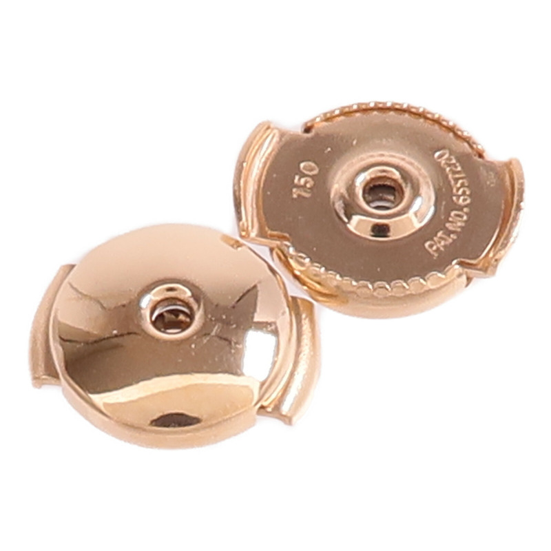 HERMES 18K玫瑰金Loop Earrings耳環-5