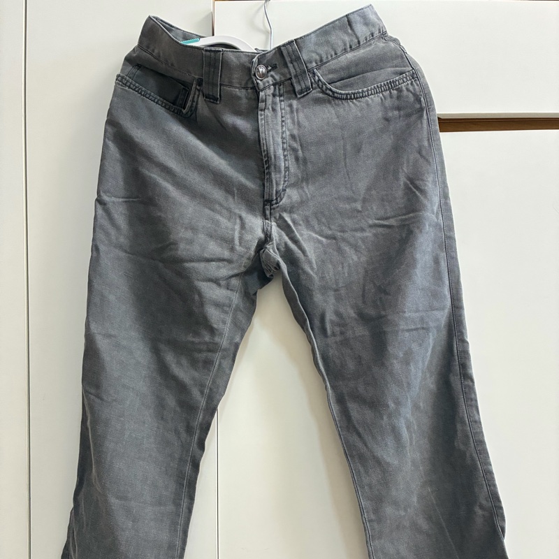 Versace 水洗棉質丹寧灰色牛仔褲-5