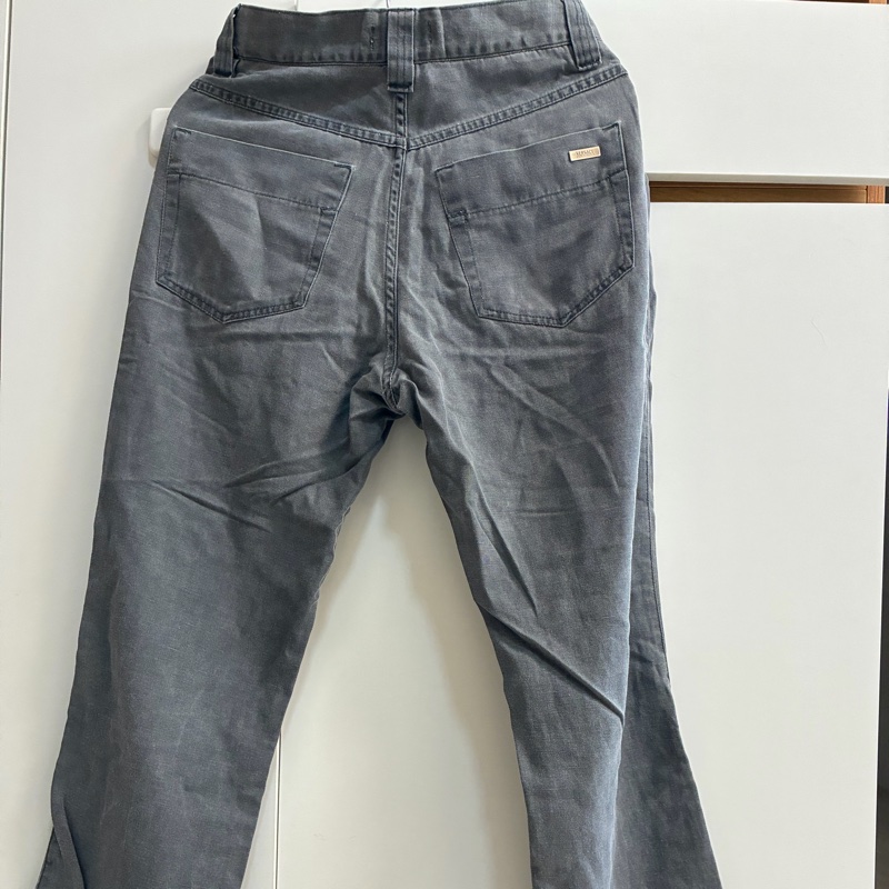 Versace 水洗棉質丹寧灰色牛仔褲-6