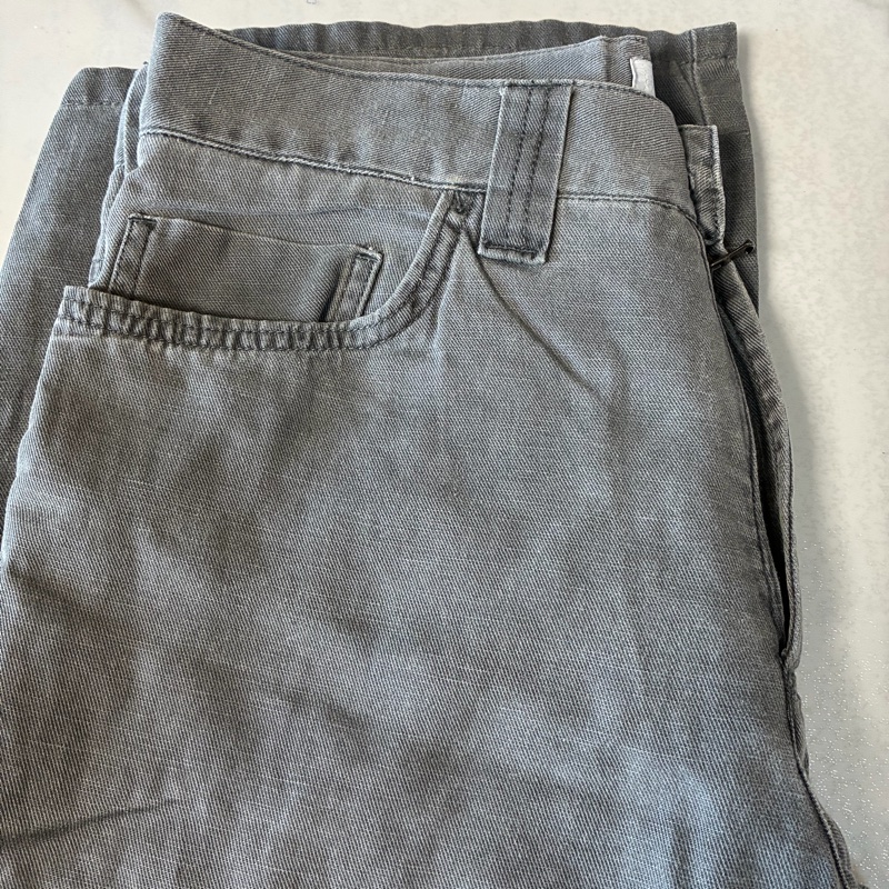 Versace 水洗棉質丹寧灰色牛仔褲-16