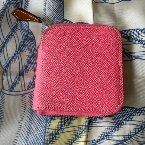 Hermes 絲巾零錢包，9成新
