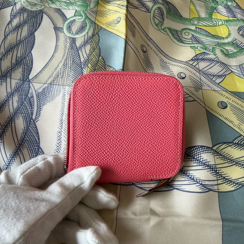 Hermes 絲巾零錢包，9成新-1