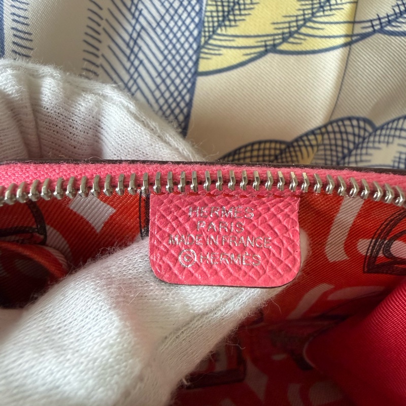 Hermes 絲巾零錢包，9成新-8