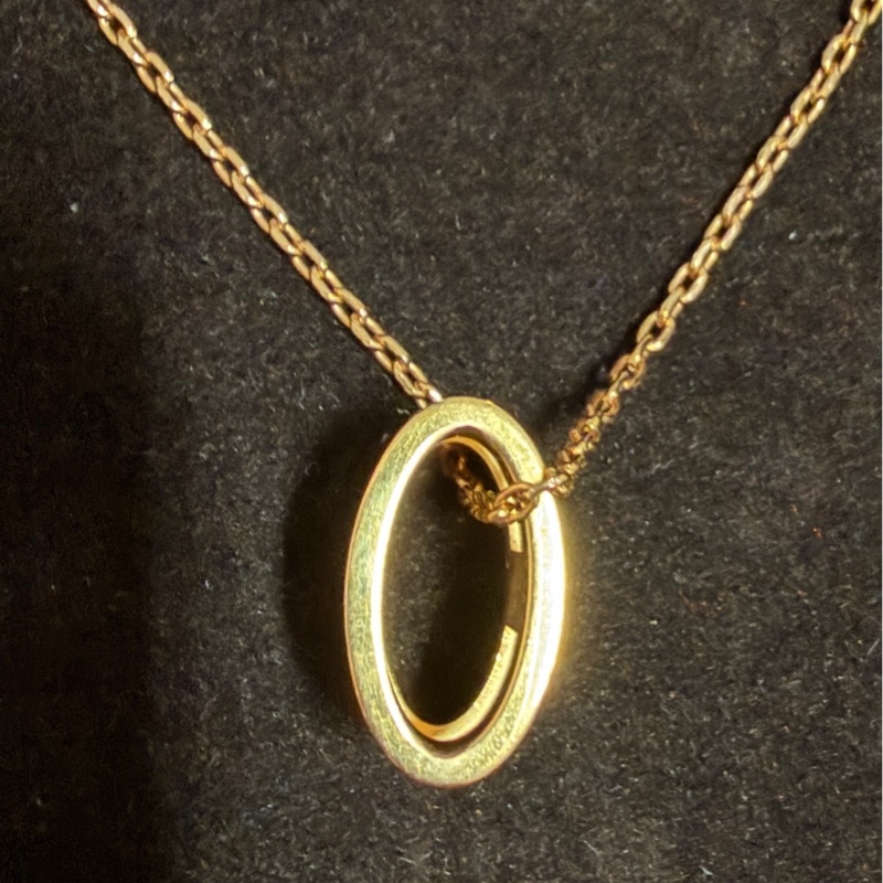 Hermès Pop H Pendentif 黑金項鏈-3