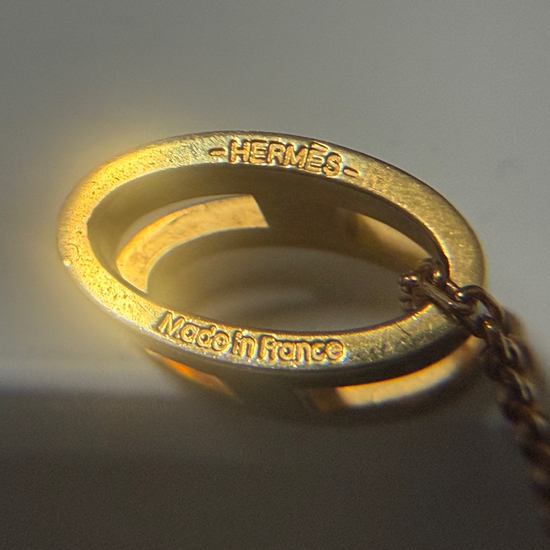 Hermès Pop H Pendentif 黑金項鏈-8