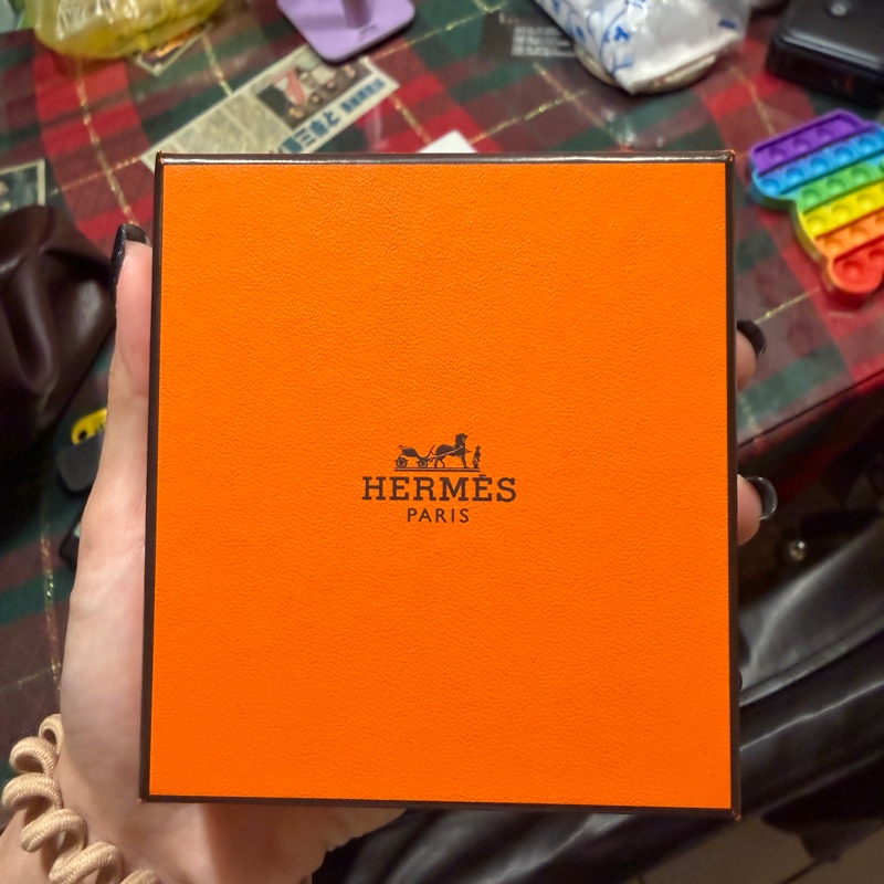 Hermès Pop H Pendentif 黑金項鏈-14