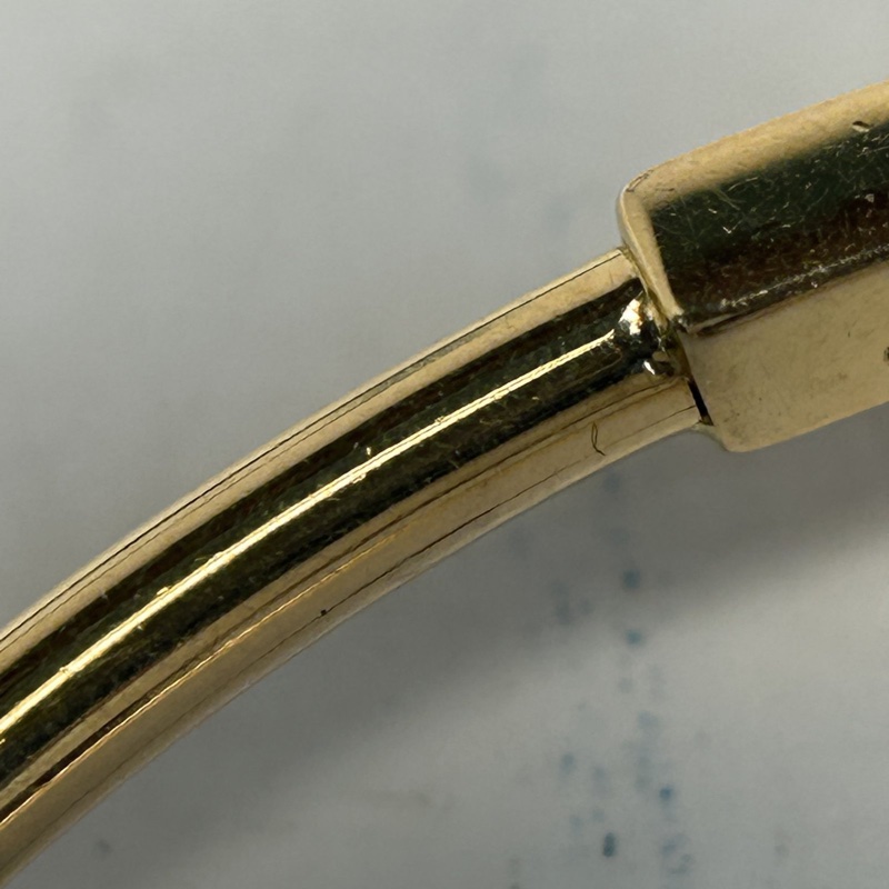 TIFFANY&CO TiffanyT線圈手鐲中號滿鑽18K玫瑰金/鑽石14號-4