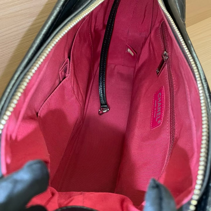 Chanel 香奈儿 中號 2018年 25開 黑色鸳鸯链条流浪包 有塵袋 有卡 無盒子 尺寸底長27*高22-7