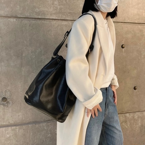 路易威登LV Petit Noé 黑色EPI水波紋Vintage水桶包