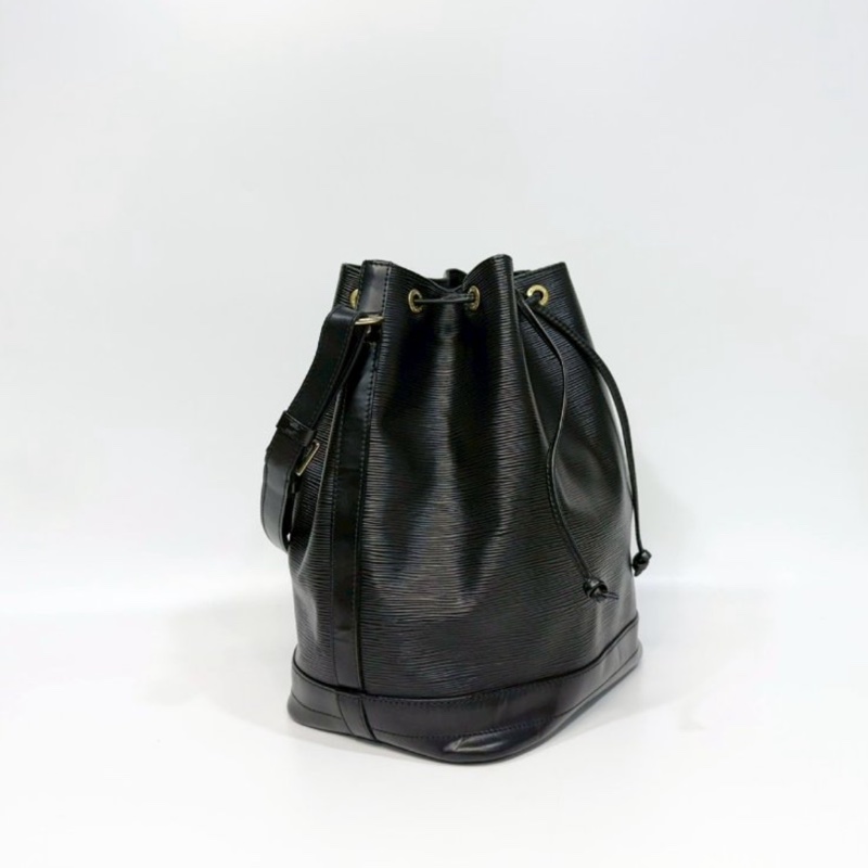 路易威登LV Petit Noé 黑色EPI水波紋Vintage水桶包-12