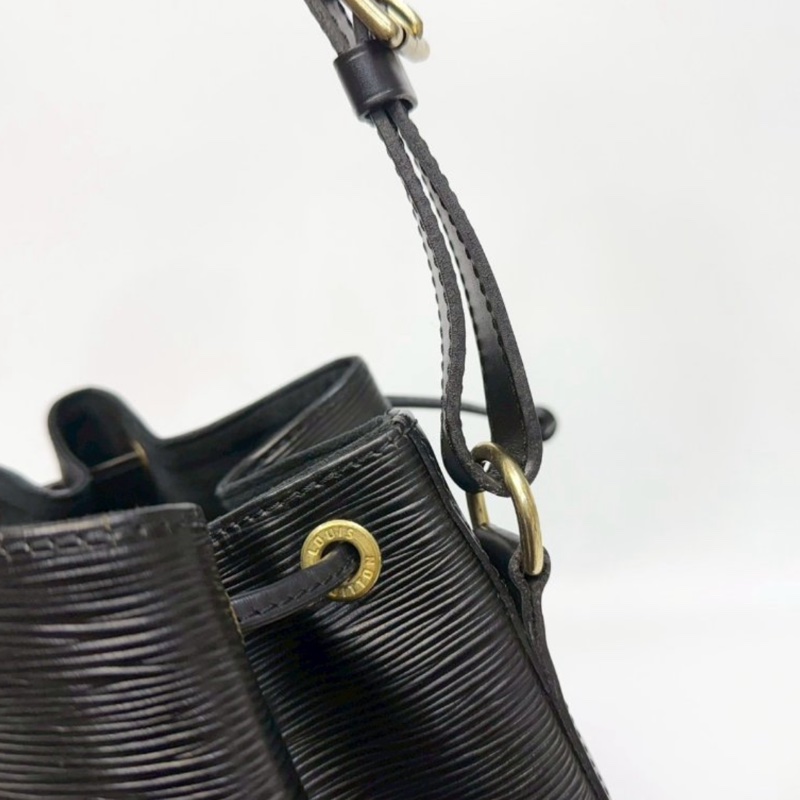 路易威登LV Petit Noé 黑色EPI水波紋Vintage水桶包-29