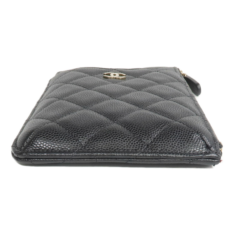 CHANEL 牛皮皮革Classic Phone Pouch with Zipper長錢包/手機袋-5