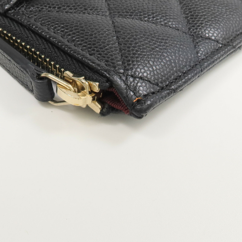 CHANEL 牛皮皮革Classic Phone Pouch with Zipper長錢包/手機袋-8