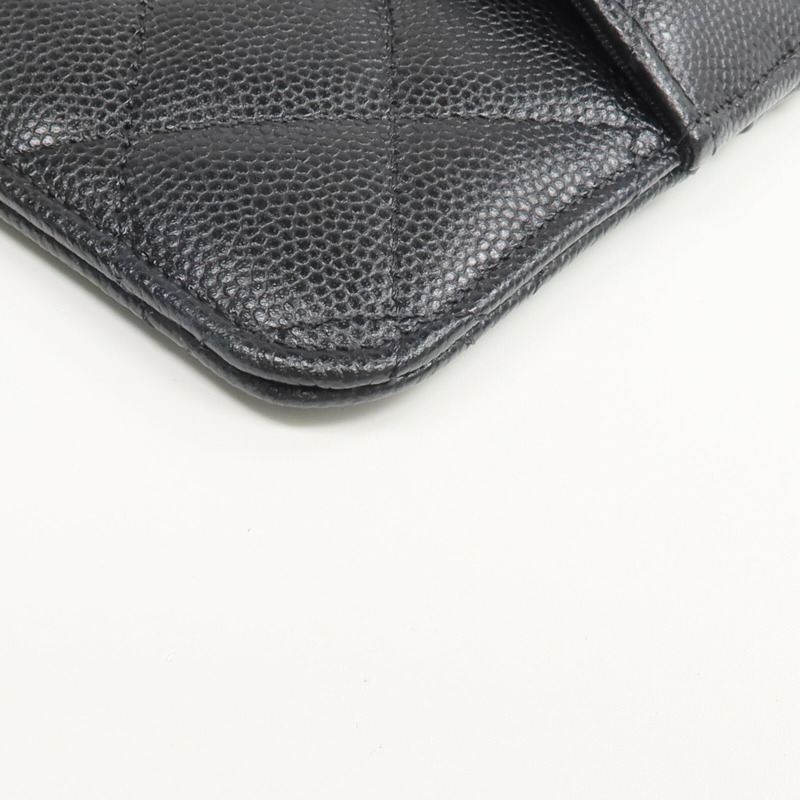 CHANEL 牛皮皮革Classic Phone Pouch with Zipper長錢包/手機袋-9