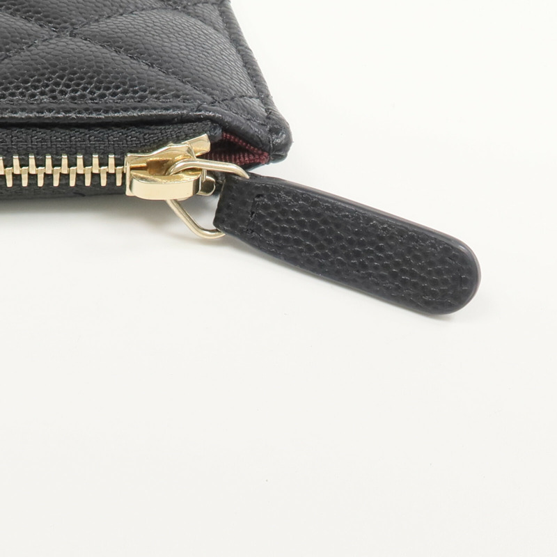 CHANEL 牛皮皮革Classic Phone Pouch with Zipper長錢包/手機袋-11