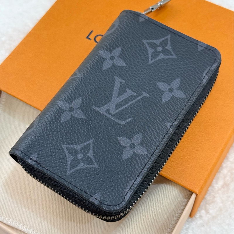 （巴黎購證🇫🇷全配）全新Lv黑老花零錢包 ✨最新晶片款-1