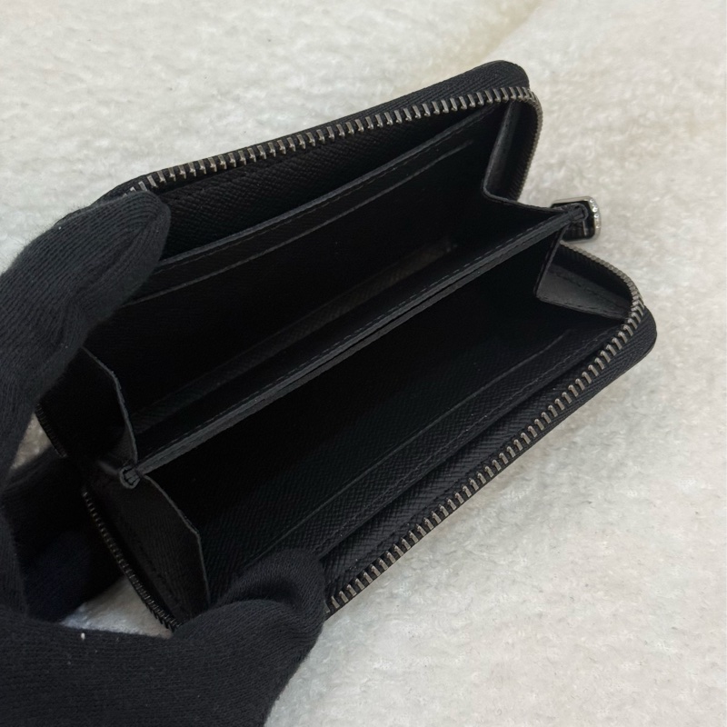 （巴黎購證🇫🇷全配）全新Lv黑老花零錢包 ✨最新晶片款-6