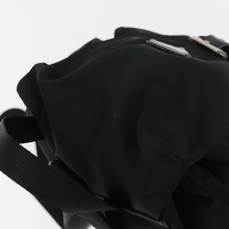 【日本直送】PRADA 雙肩包 尼龍 黑色 銀色 正品 176615A-5