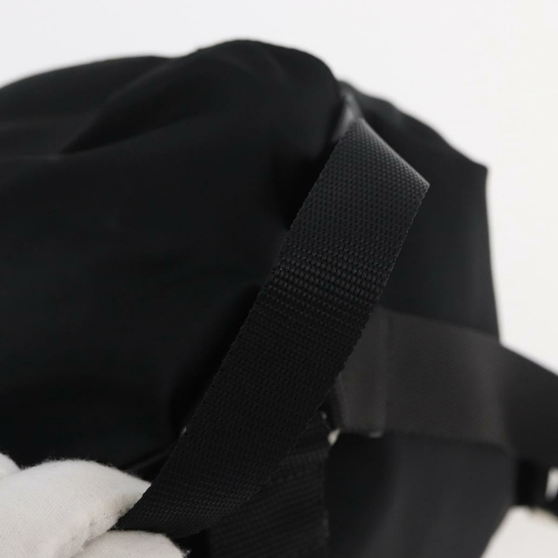【日本直送】PRADA 雙肩包 尼龍 黑色 銀色 正品 176615A-6