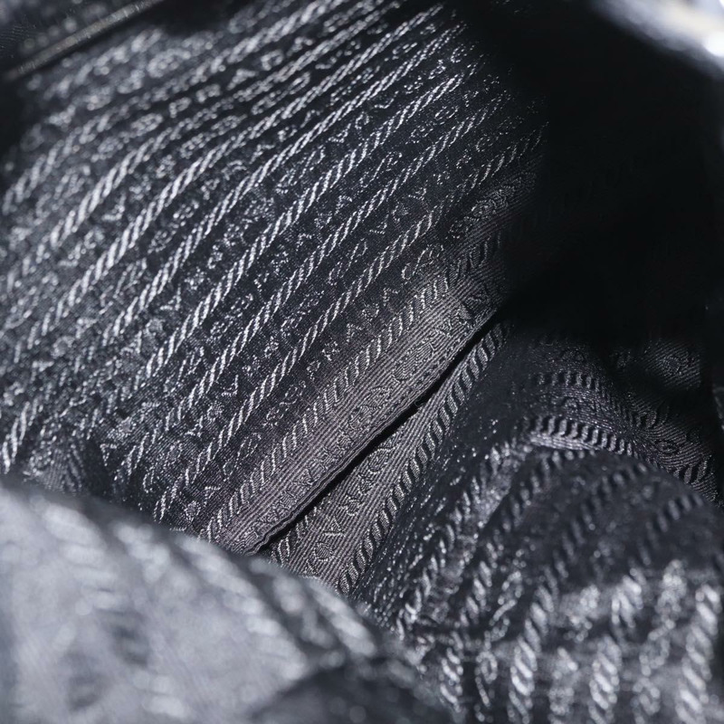 【日本直送】PRADA 雙肩包 尼龍 黑色 銀色 正品 176615A-10