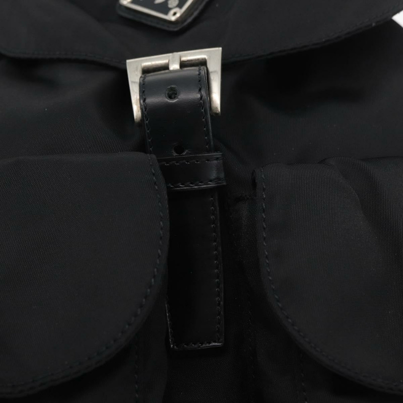 【日本直送】PRADA 雙肩包 尼龍 黑色 銀色 正品 176615A-21