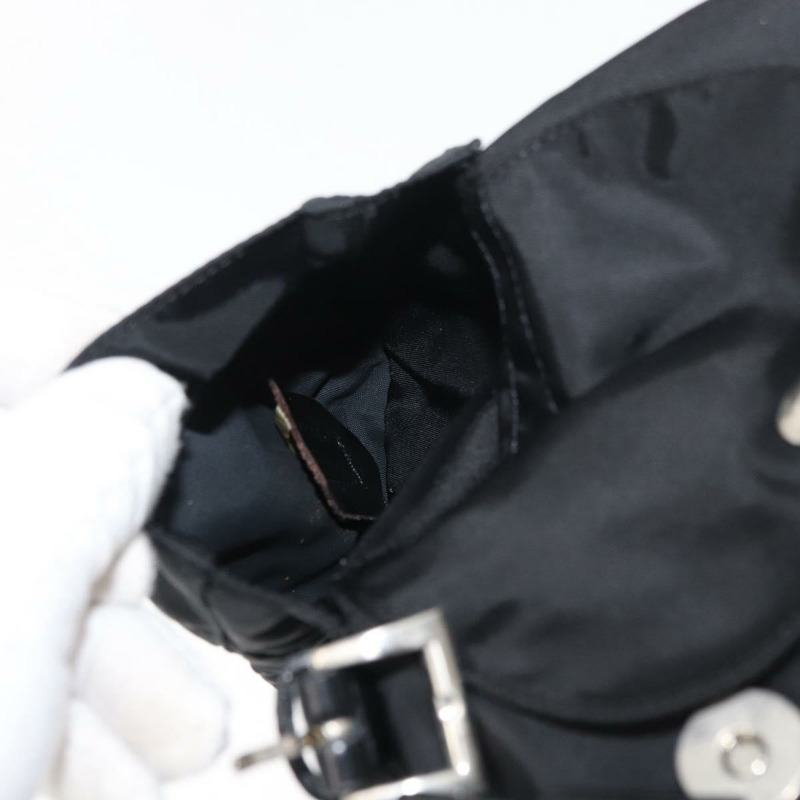 【日本直送】PRADA 雙肩包 尼龍 黑色 銀色 正品 176615A-27