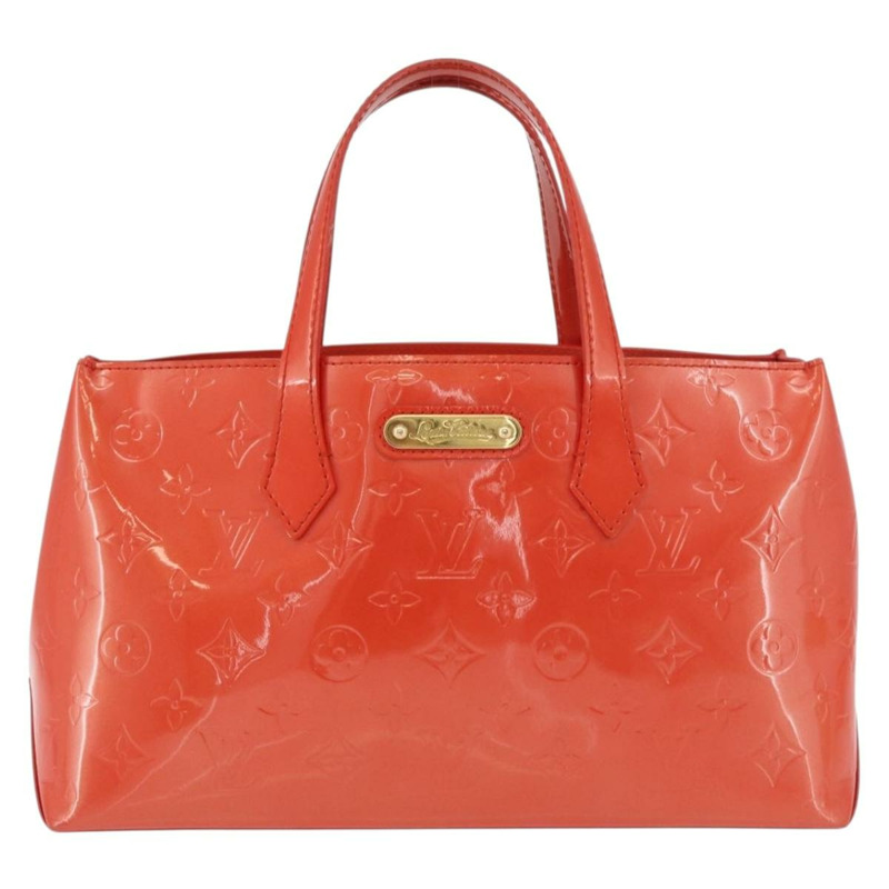 【日本直送】路易威登 Monogram Vernis Wilshire PM 手袋 橙色日落色 M93644 正品 176732A-12