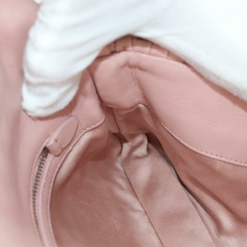 【日本直送】Miu Miu Matelasse 鏈條單肩包 皮革 2way 粉紅銀色 Auth 176382SAM-25