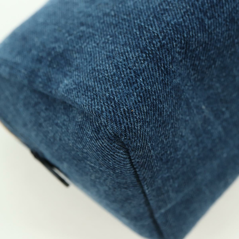 【日本直送】PRADA 手拿包 牛仔藍 金色 正品 yk20344SAM-14