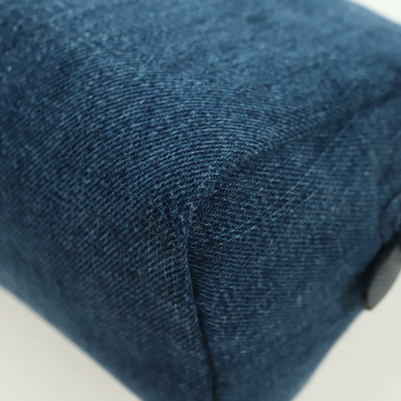 【日本直送】PRADA 手拿包 牛仔藍 金色 正品 yk20344SAM-15