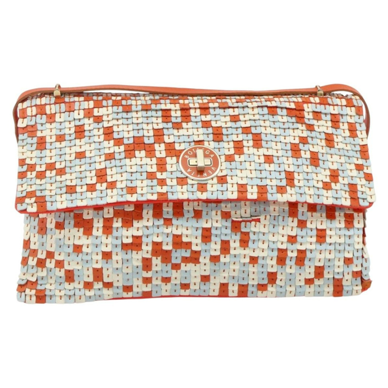 【日本直送】BOTTEGA VENETA 橙色皮革單肩包 正品 177445A-12