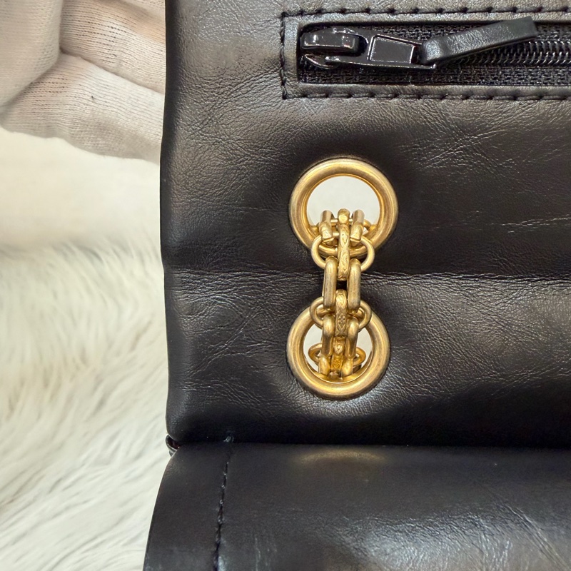 CHANEL A37587 黑色 牛皮 金鍊 28 coco 2.55 226 肩背包 斜背包-28