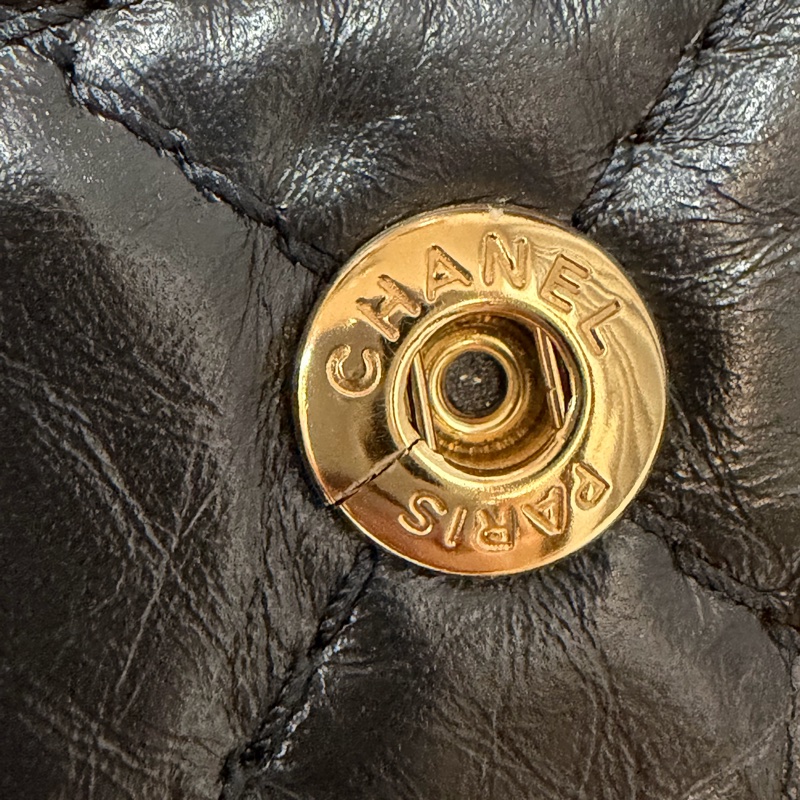 CHANEL A37587 黑色 牛皮 金鍊 28 coco 2.55 226 肩背包 斜背包-40