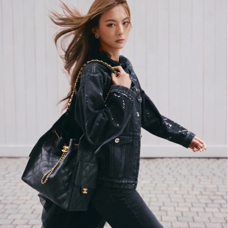 Chanel/香奈兒 25bag鴛鴦金銀鏈油臘皮中號 全新全套未使用 尺寸40*30*15-1