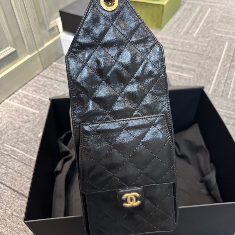 Chanel/香奈兒 25bag鴛鴦金銀鏈油臘皮中號 全新全套未使用 尺寸40*30*15-5