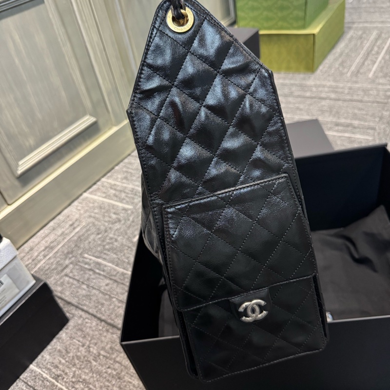 Chanel/香奈兒 25bag鴛鴦金銀鏈油臘皮中號 全新全套未使用 尺寸40*30*15-7