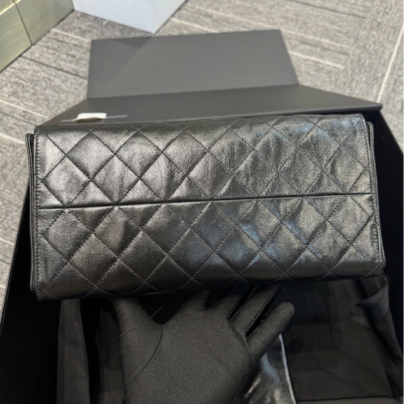 Chanel/香奈兒 25bag鴛鴦金銀鏈油臘皮中號 全新全套未使用 尺寸40*30*15-9