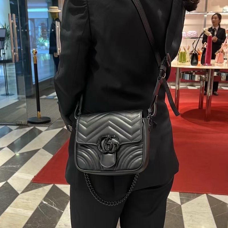 全新全配❤️ gucci #馬蒙 #soblack #郵差包 #方胖子-2