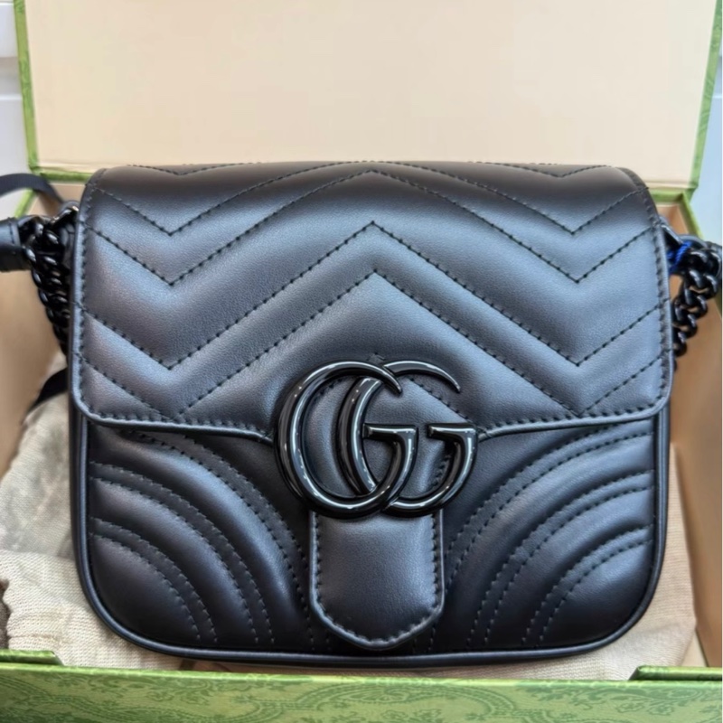 全新全配❤️ gucci #馬蒙 #soblack #郵差包 #方胖子-4