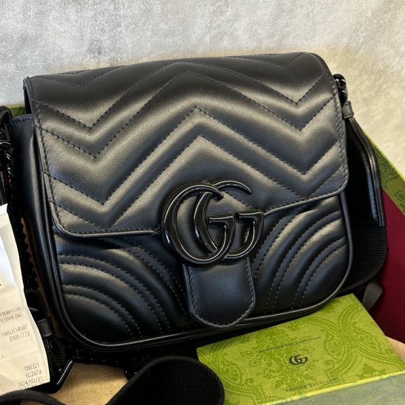 全新全配❤️ gucci #馬蒙 #soblack #郵差包 #方胖子-5