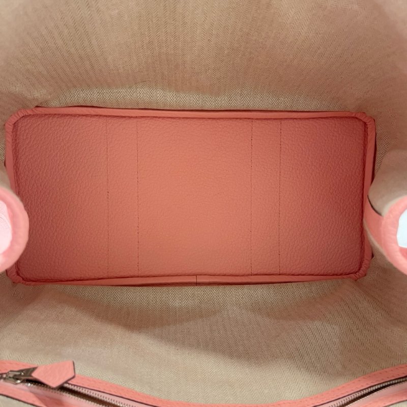 Used HERMÈS Herbag 31 Cross Body Bag Pink Brown PHW-6