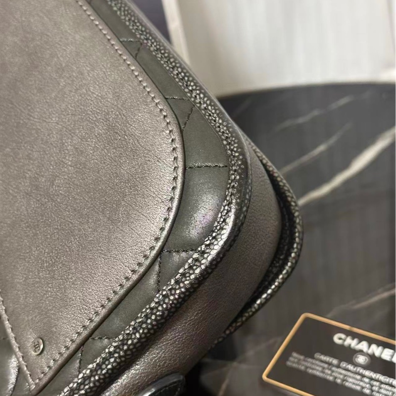 全新全配❤️ 香奈兒 #珍珠魚皮 #荔枝皮 #劍橋包 #孟買cf-11