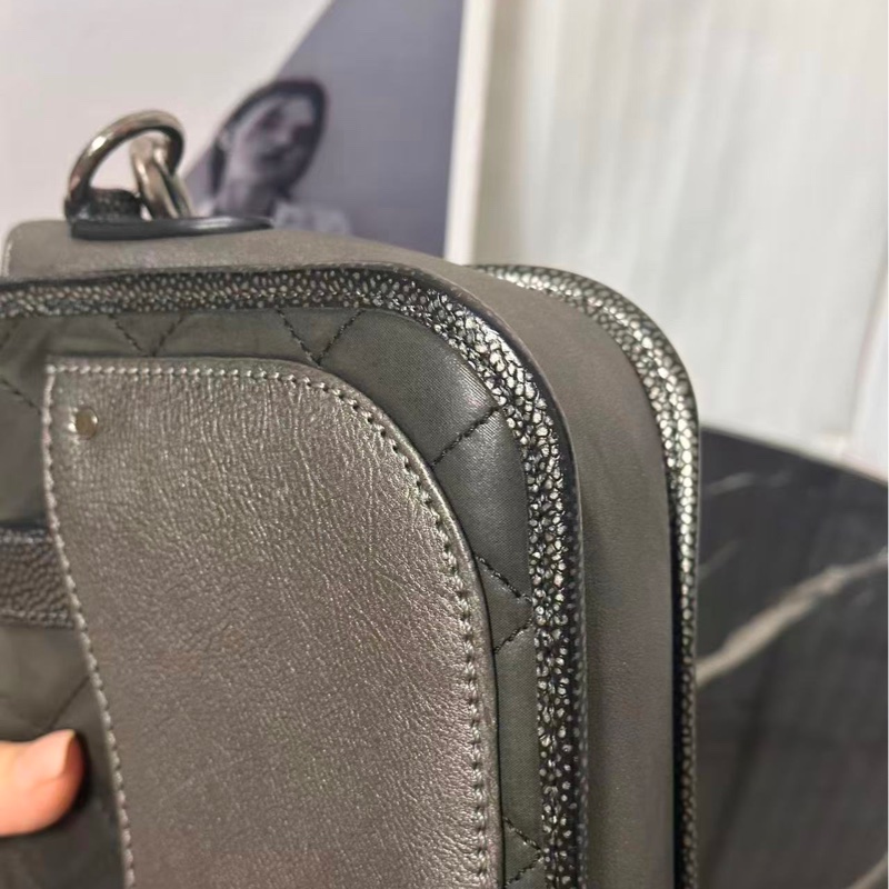 全新全配❤️ 香奈兒 #珍珠魚皮 #荔枝皮 #劍橋包 #孟買cf-12