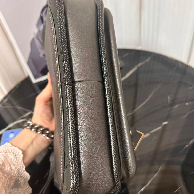 全新全配❤️ 香奈兒 #珍珠魚皮 #荔枝皮 #劍橋包 #孟買cf-13