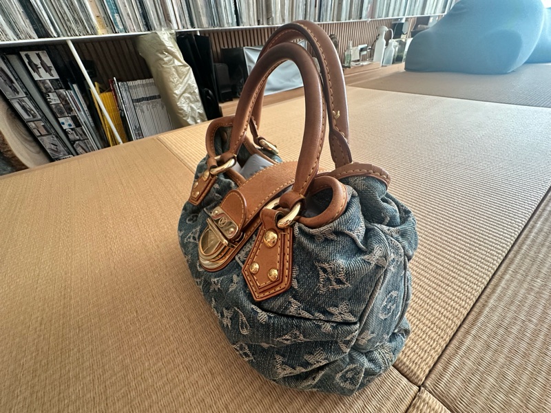 ： 【稀有/絕版】LV Louis Vuitton Neo Speedy 丹寧牛仔 醫生包 手提包-1